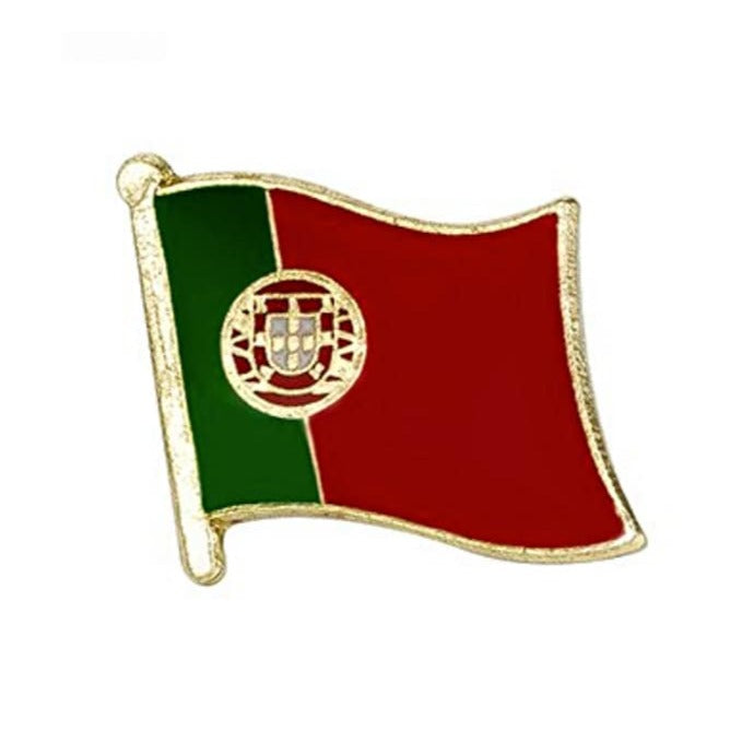 Portugal Flag Lapel clothes / country flag Badge / Portuguese national flag Brooch / Portugal National Flag Lapel Pin