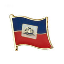 Haiti Flag Lapel clothes / country flag Badge / Haitian national flag Brooch / Haiti National Flag Lapel Pin / Haiti enamel pins