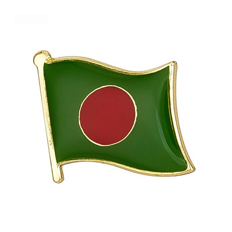 Bangladesh Flag Lapel clothes / country flag Badge / Bangladesh national Brooch / Bangladesh Flag Lapel Pin / Bangladesh enamel pin