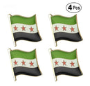 Syria Flag Lapel clothes / country flag Badge / Syrian national flag Brooch / Syria National Flag Lapel Pin
