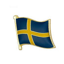 Sweden Flag Lapel clothes / country flag Badge / Sweden national flag Brooch / Sweden National Flag Lapel Pin