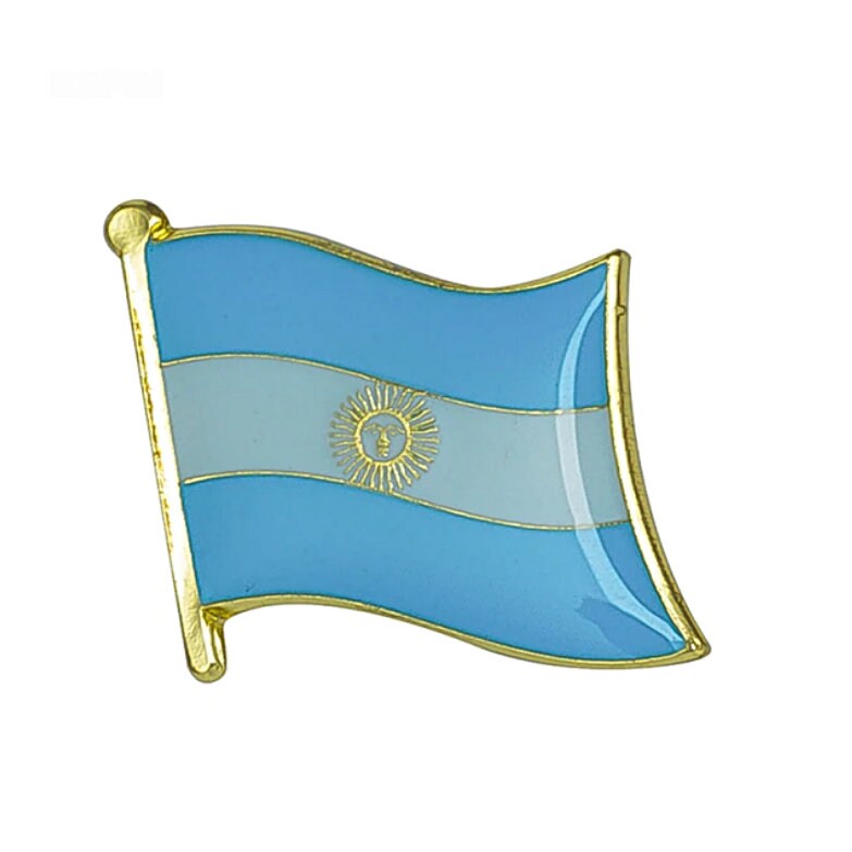 Argentina Flag Lapel clothes / country flag Badge / Argentines national flag Brooch / Argentina National Flag Lapel Pin