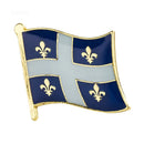 Quebec Flag Lapel clothes / country flag Badge / Quebecois national flag Brooch / Quebec National Flag Lapel Pin