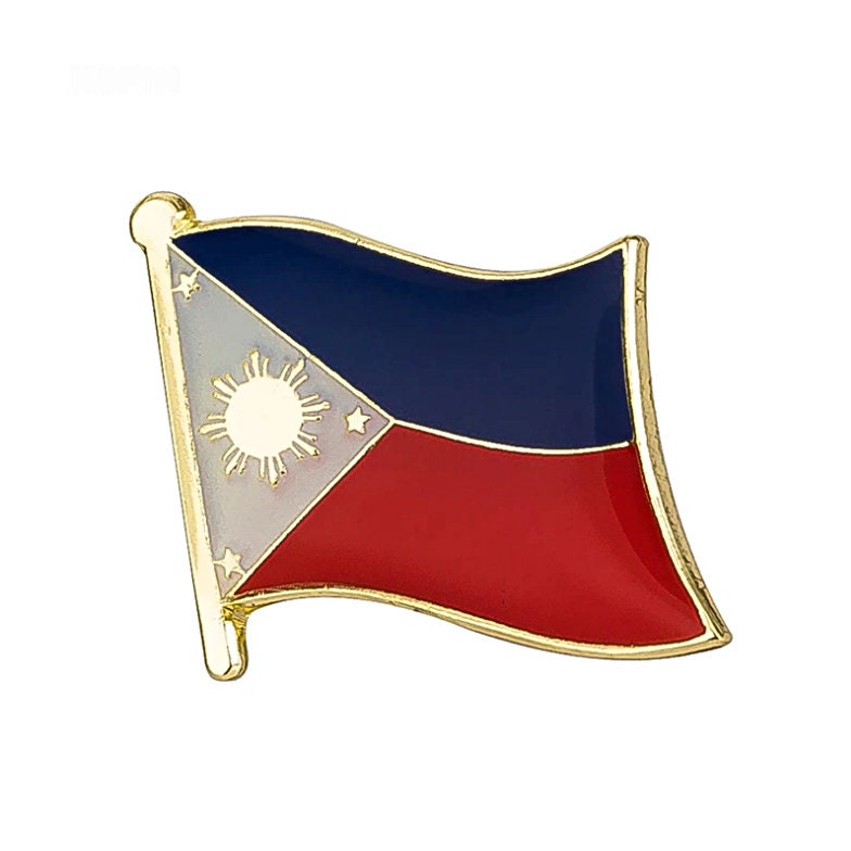 Philippines Flag Lapel clothes / country flag Badge / Philippines national flag Brooch / Philippines National Flag Lapel Pin