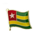 Togo Flag Lapel clothes / country flag Badge / Togolese national Brooch / Togo Flag Lapel Pin / Togo enamel pin