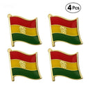 Bolivia Flag Lapel clothes / country flag Badge / Bolivia national flag Brooch / Bolivia National Flag Lapel Pin / Bolivia enamel pin