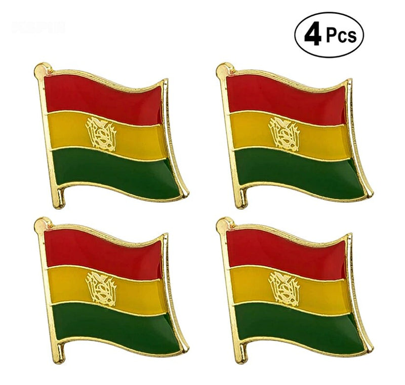 Bolivia Flag Lapel clothes / country flag Badge / Bolivia national flag Brooch / Bolivia National Flag Lapel Pin / Bolivia enamel pin
