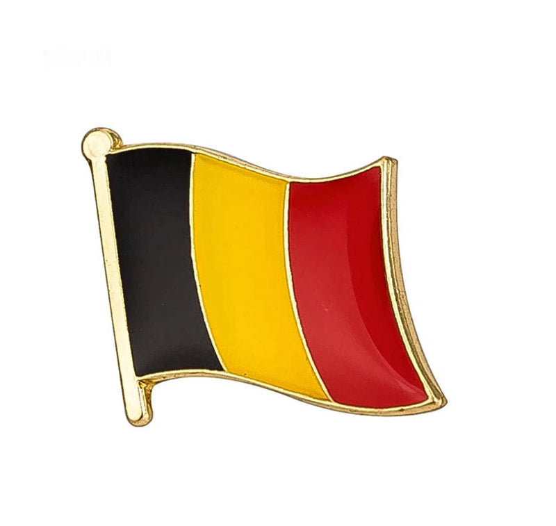 Belgium Flag Lapel clothes / country flag Badge / Belgium national flag Brooch / Belgium National Flag Lapel Pin / Belgium enamel pin