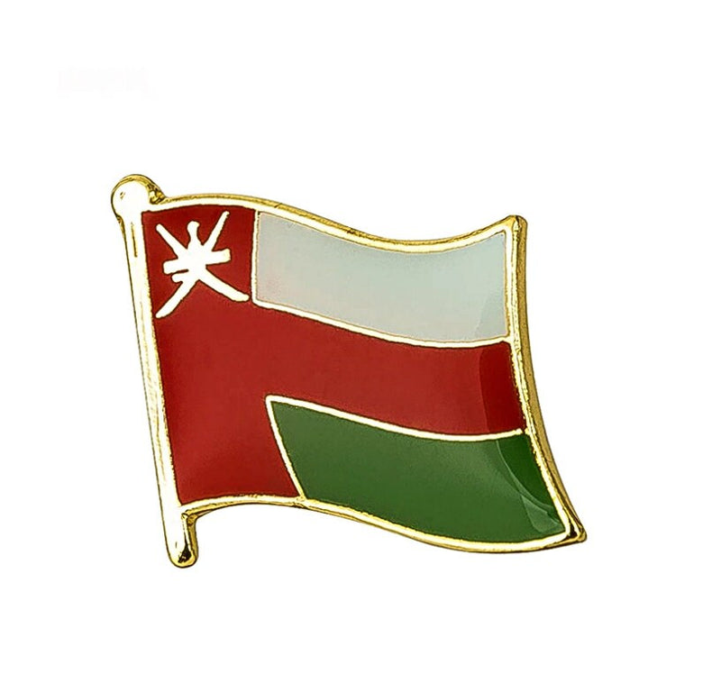 Oman Flag Lapel clothes / country flag Badge / Oman national flag Brooch / Oman National Flag Lapel Pin / Oman enamel pin