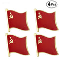 USSR Flag Lapel clothes / country flag Badge / USSR national flag Brooch / USSR National Flag Lapel Pin / Russia enamel pin