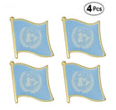 United Nations Flag Lapel clothes / country flag Badge / United Nations flag Brooch / UN Flag Lapel Pin / United Nations enamel pin