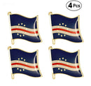 Cape Verde Flag Lapel Pins / Cape Verde country flag Badge / Cape Verde enamel lapel pins / Cape Verde Brooch / Clothes pins