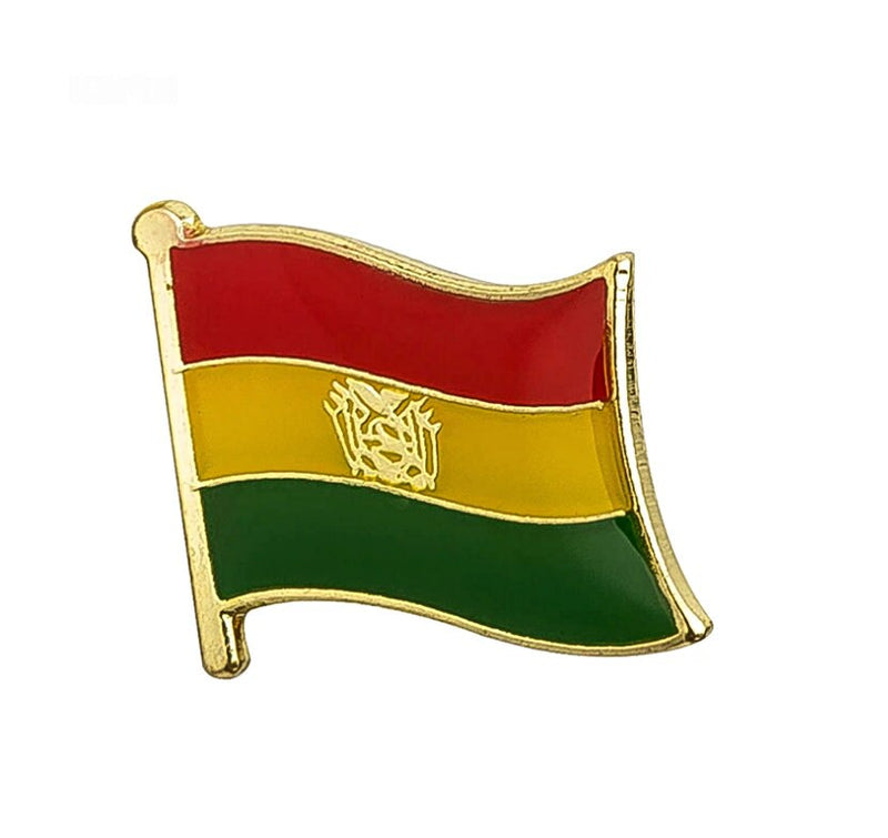 Bolivia Flag Lapel clothes / country flag Badge / Bolivia national flag Brooch / Bolivia National Flag Lapel Pin / Bolivia enamel pin