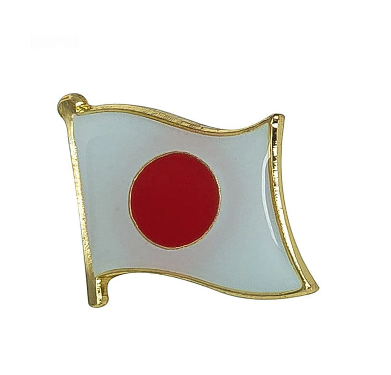 Japan Flag Lapel clothes / country flag Badge / Japanese national flag Brooch / Japan National Flag Lapel Pin / Japan enamel pin