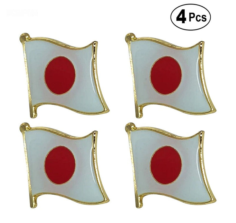 Japan Flag Lapel clothes / country flag Badge / Japanese national flag Brooch / Japan National Flag Lapel Pin / Japan enamel pin