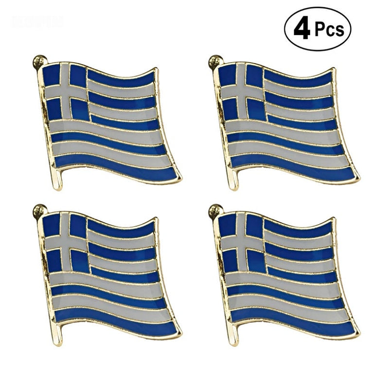 Greece Flag Lapel clothes / country flag Badge / Greek national flag Brooch / Greece National Flag Lapel Pin / Greece enamel pin