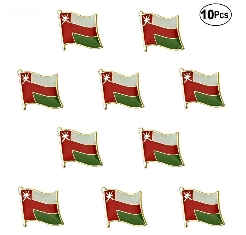 Oman Flag Lapel clothes / country flag Badge / Oman national flag Brooch / Oman National Flag Lapel Pin / Oman enamel pin