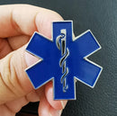 Star of life Lapel clothes pin / Star of life Badge / Star of life Brooch / Star of life enamel lapel pin