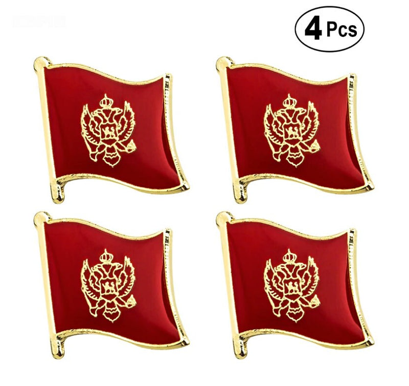 Montenegro flag Flag Lapel clothes / country flag Badge / Montenegro flag Brooch / Montenegro Flag Lapel Pin / Montenegro enamel pin
