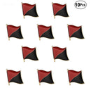 Red Black Flag Lapel clothes / country flag Badge / Red Black flag Brooch / Red Black Flag Lapel Pin / Red Black enamel pin
