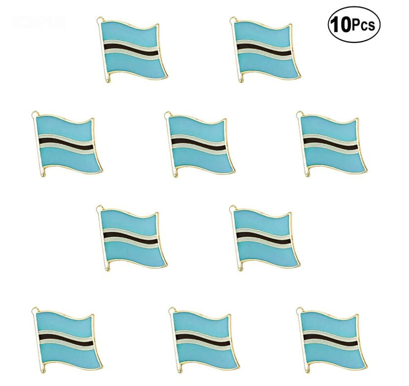 Botswana Flag Lapel clothes / country flag Badge / Botswana national flag Brooch / Botswana Flag Lapel Pin / Botswana enamel pin