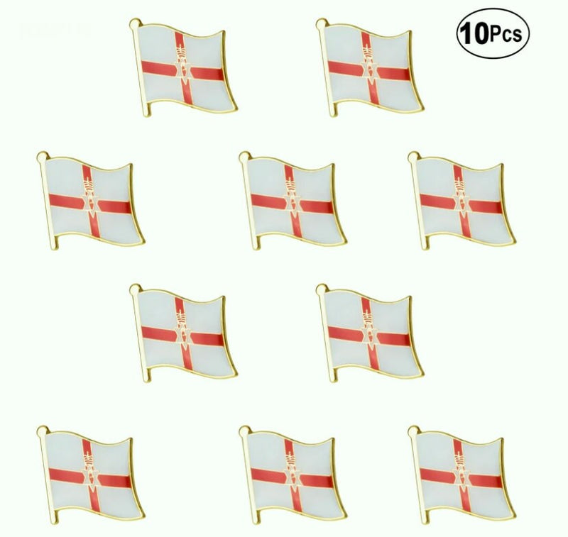 Northern Ireland Flag Lapel clothes / country flag Badge / Ireland national flag Brooch / Ireland Flag Lapel Pin / Ireland enamel pin