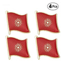 Macedonia Flag Lapel clothes / country flag Badge / Macedonia national flag Brooch / Macedonia Flag Lapel Pin / Macedonia enamel pin