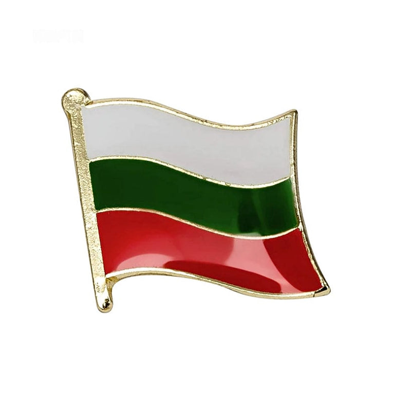 Bulgaria Flag Lapel clothes / country flag Badge / Bulgaria national flag Brooch / Bulgaria Flag Lapel Pin / Bulgaria enamel pin