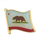 California State flag lapel pin / USA California flag clothes brooch / enamel pins / California flag Badge / California pin