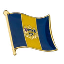 Philadelphia State flag lapel pin / USA Philadelphia flag clothes brooch / enamel pins / Philadelphia flag Badge / Philadelphia pin