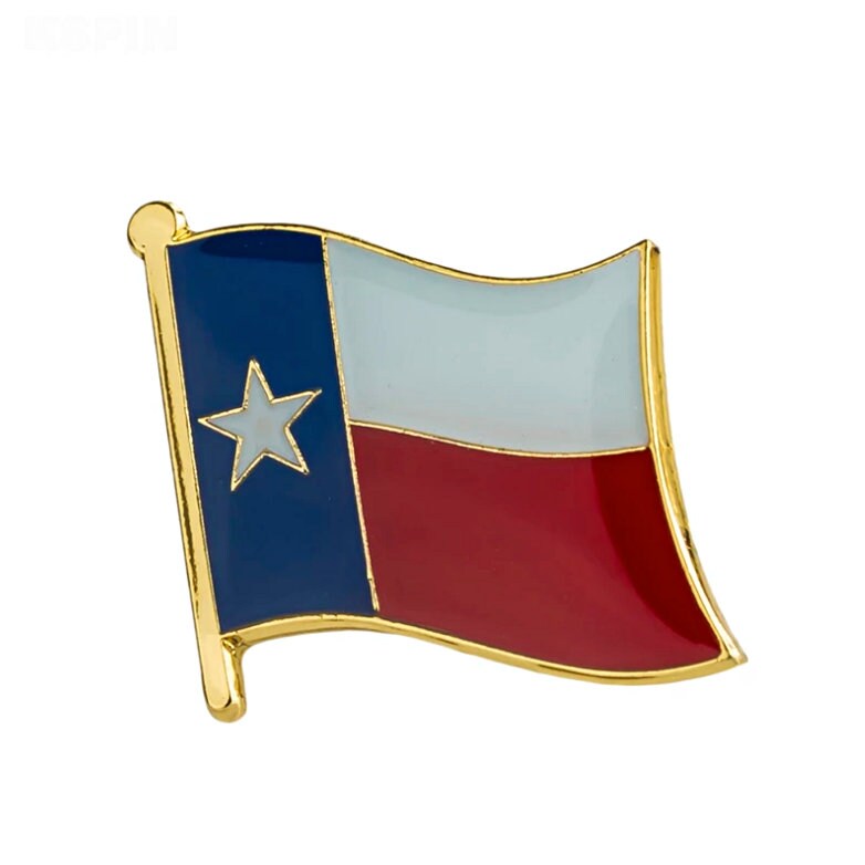 Texas State flag lapel pin / USA Texas flag clothes brooch / Texas enamel pins /Texas flag Badge / Texas pin