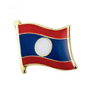 Laos Flag Lapel clothes / country flag Badge / Laos national flag Brooch / Laos Flag Lapel Pin / Laos enamel pins