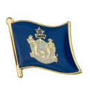 Maine State flag lapel pin / USA Maine flag clothes brooch / enamel pins / Maine flag Badge / Maine pin