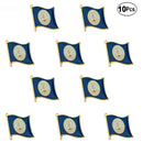 Virginia State flag lapel pin / USA Virginia flag clothes brooch / enamel pins / Virginia flag Badge / Virginia pin