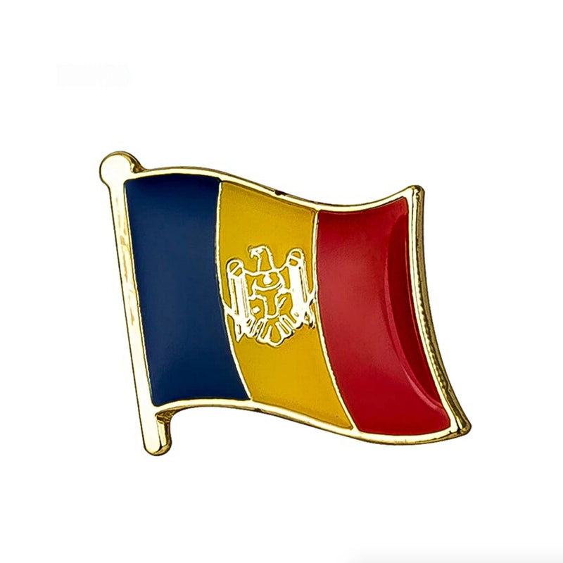 Moldova Flag Lapel clothes / Moldova country flag Badge /Moldova national Brooch /Moldova lag Lapel Pin /Moldova enamel pin / Moldova pin