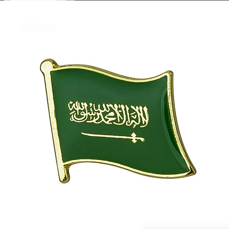 Saudi Arabia map Flag Lapel Pins / Saudi Arabia flag enamel brooch / Saudi Arabia enamel lapel pins / Saudi Arabia Brooch / Clothes pins