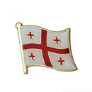 Georgia Flag Lapel clothes / Georgia country flag Badge /Georgia national Brooch /Georgia lag Lapel Pin /Georgia enamel pin / Georgia pin