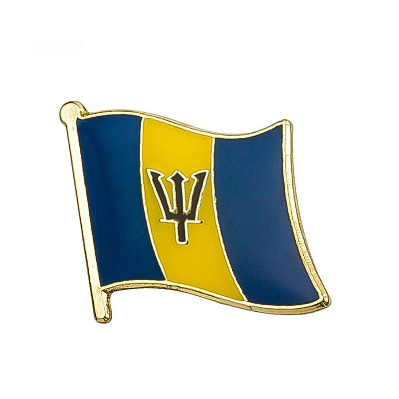 Barbados Flag Lapel clothes / country flag Badge / Barbados national flag Brooch / Barbados Flag Lapel Pin / Barbados enamel pin