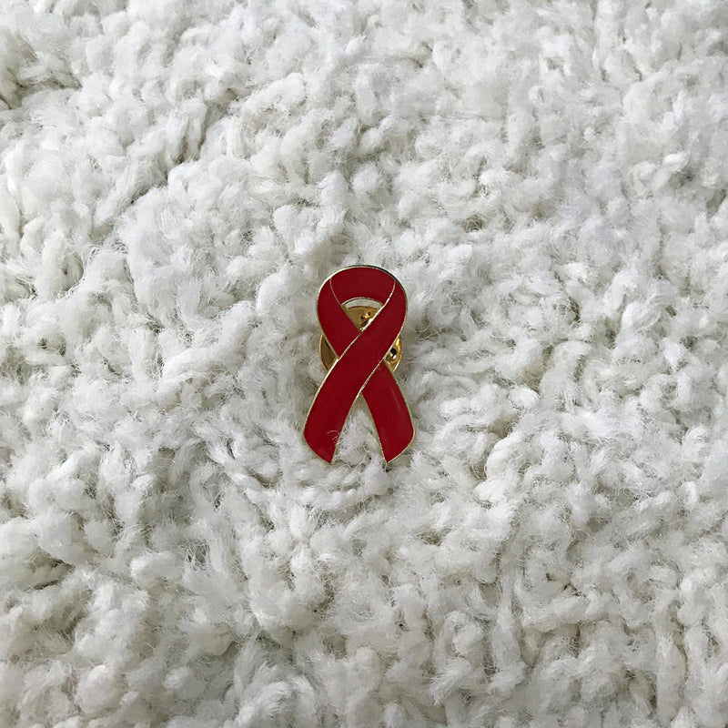 Ribbon Cancer Awareness Lapel Pin / Colon, Breast, Lung, Liver, Uterine, Aids, Pancreatic, Prostate, Bone, Sarcoma, Testicular badge pins