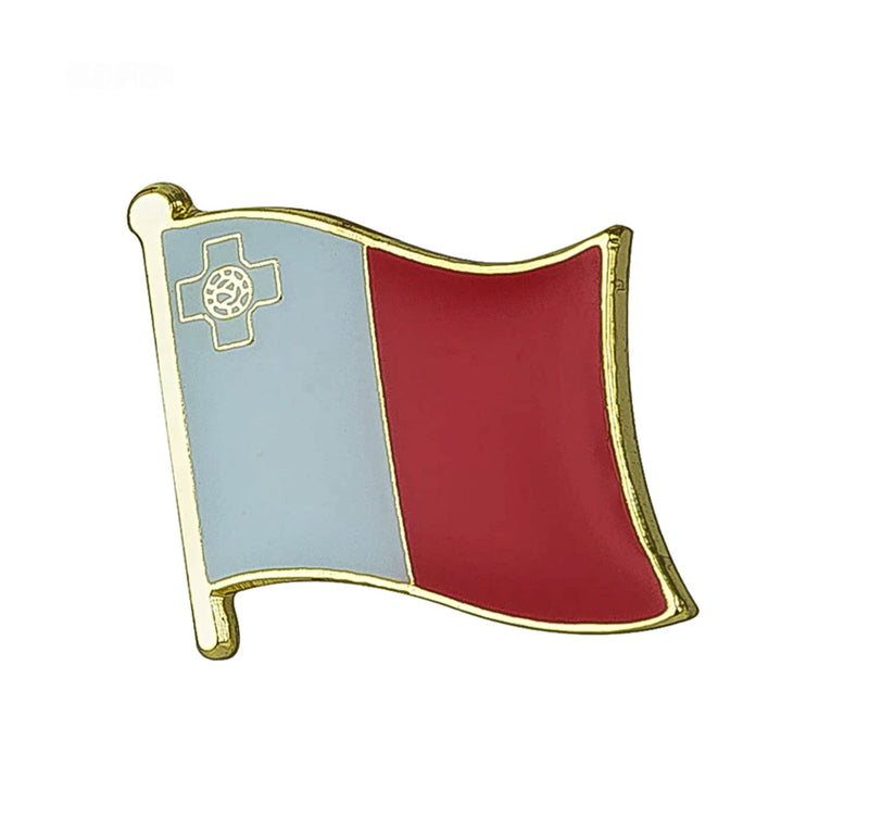 Malta Flag Lapel clothes /Malta country flag Badge / Malta national flag Brooch / Malta National Flag Lapel Pin / Malta enamel pin