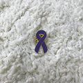 Ribbon Cancer Awareness Lapel Pin / Colon, Breast, Lung, Liver, Uterine, Aids, Pancreatic, Prostate, Bone, Sarcoma, Testicular badge pins