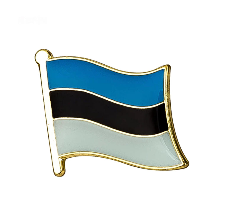 Estonia Flag Lapel clothes /Estonia country flag Badge / Estonia national flag Brooch / Estonia National Flag Lapel Pin / Estonia enamel pin
