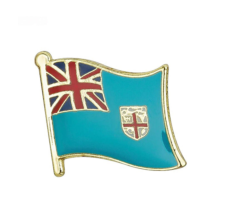 Fiji Flag Lapel clothes / Fiji country flag Badge /Fiji national flag Brooch / Fiji National Flag Lapel Pin / Fiji enamel pin / Fiji pin
