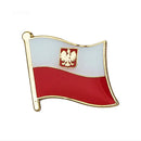 Poland Flag Lapel clothes / country flag Badge / Poland national flag Brooch / Polska National Flag Lapel Pin