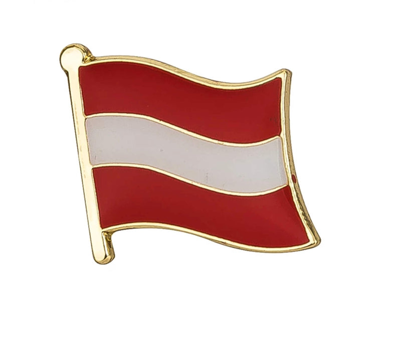 Austria Flag Lapel clothes / country flag Badge / Austria national flag Brooch / Austria Flag Lapel Pin / Austria enamel pins