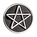 Pentagram Lapel pin / Pentagram clothes pin / Pentagram Badge / Pentagram Brooch / Pentagram enamel pin / Black Pentagram pin