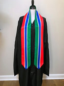 DOUBLE SIDED Gambia flag Graduation stole / Gambia flag graduation sash / Gambian International Student Abroad / Gambia flag scarf
