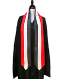 DOUBLE SIDED Yemen flag Graduation stole / Yemen flag graduation sash / Yemeni International Student Abroad / Yemen flag scarf