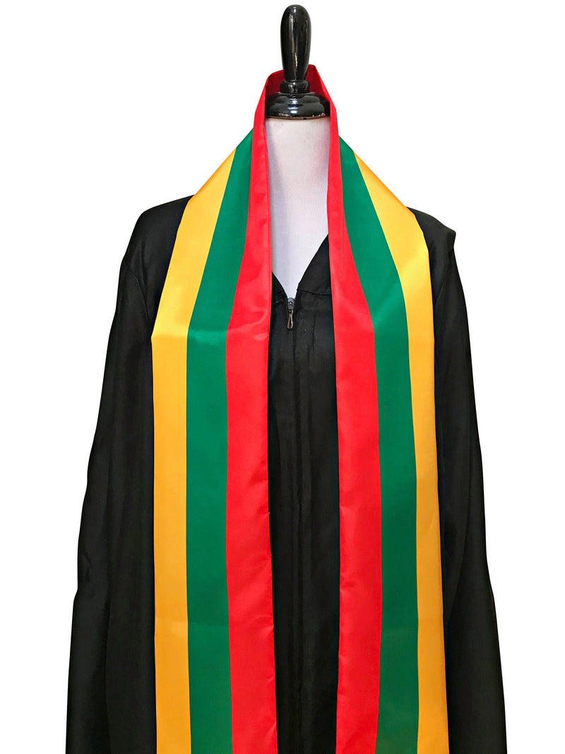 Lithuania flag Graduation stole / Lithuania flag graduation sash / Lithuanian International Student Abroad / Lithuania flag scarf