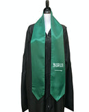 DOUBLE SIDED Saudi Arabia flag Graduation stole / Saudi Arabia flag graduation sash / Saudi International Student Abroad flag scarf